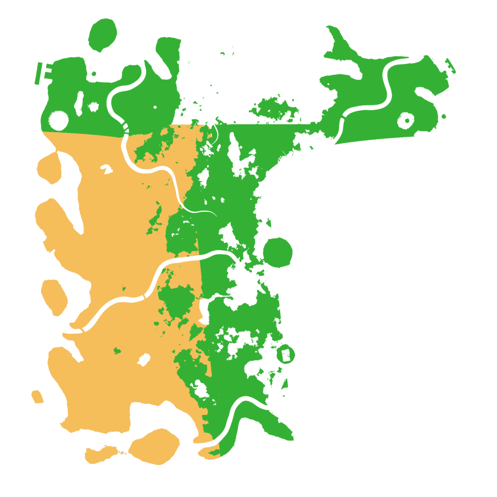 Biome Rust Map: Procedural Map, Size: 4500, Seed: 52414255