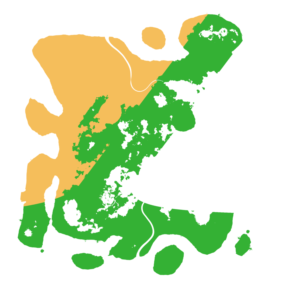 Biome Rust Map: Procedural Map, Size: 3500, Seed: 2069763753