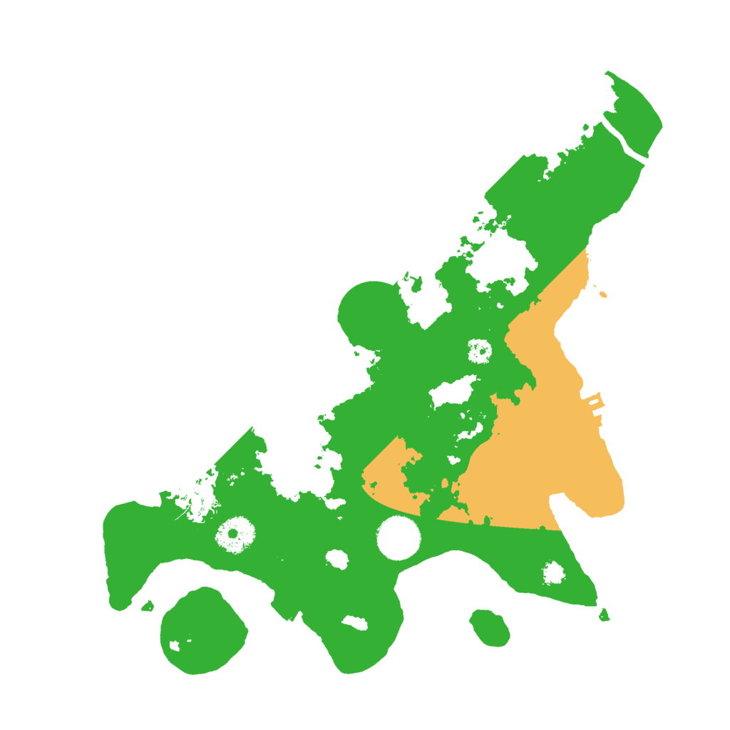 Biome Rust Map: Procedural Map, Size: 3000, Seed: 513304985