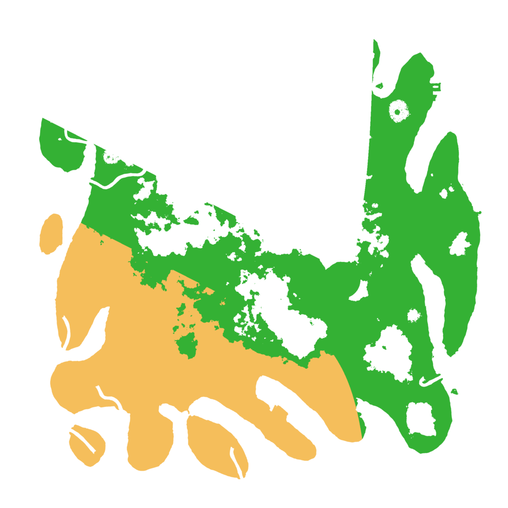 Biome Rust Map: Procedural Map, Size: 3700, Seed: 620277165