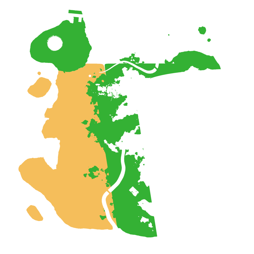 Biome Rust Map: Procedural Map, Size: 3000, Seed: 16437
