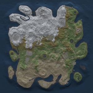 Thumbnail Rust Map: Procedural Map, Size: 3750, Seed: 81357014, 18 Monuments