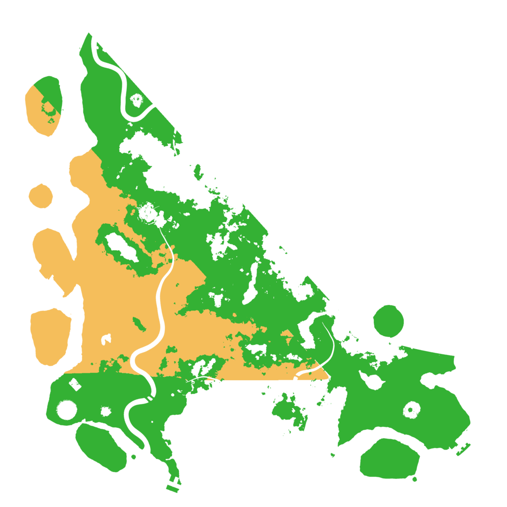 Biome Rust Map: Procedural Map, Size: 4500, Seed: 1092620650
