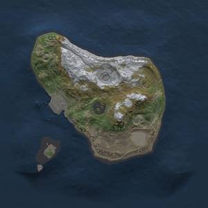 Thumbnail Rust Map: Procedural Map, Size: 1600, Seed: 319758850, 4 Monuments