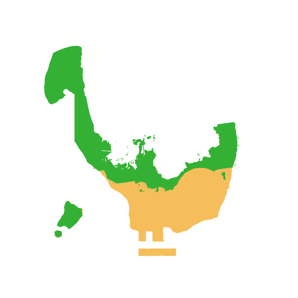 Biome Rust Map: Procedural Map, Size: 1600, Seed: 319758850