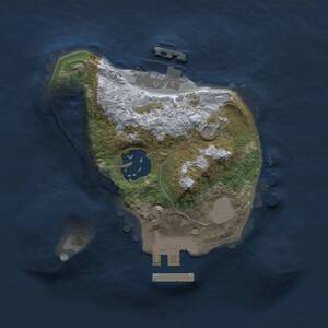 Thumbnail Rust Map: Procedural Map, Size: 1600, Seed: 319758850, 4 Monuments