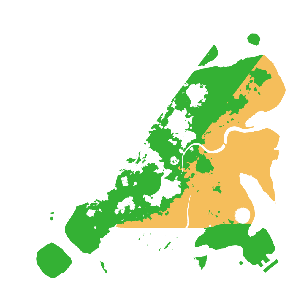 Biome Rust Map: Procedural Map, Size: 3500, Seed: 20889392