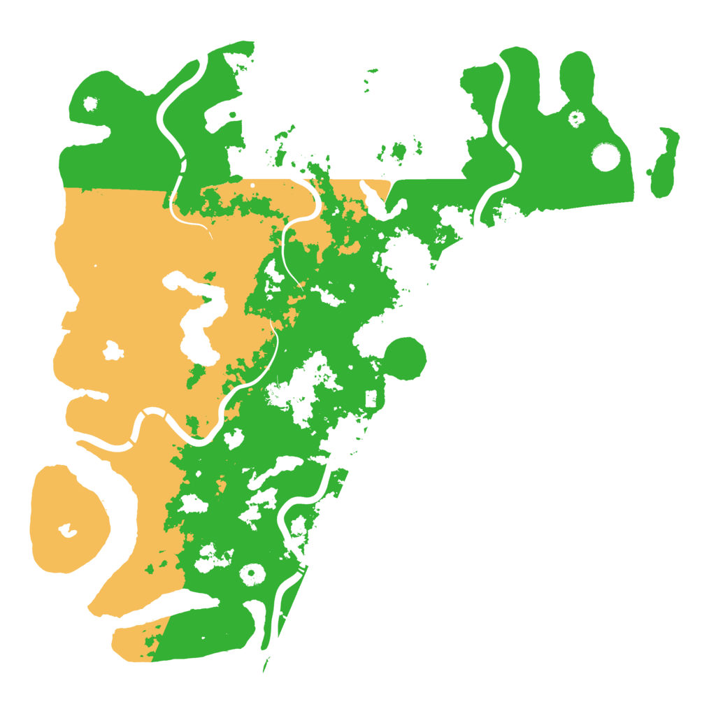 Biome Rust Map: Procedural Map, Size: 4500, Seed: 501238751