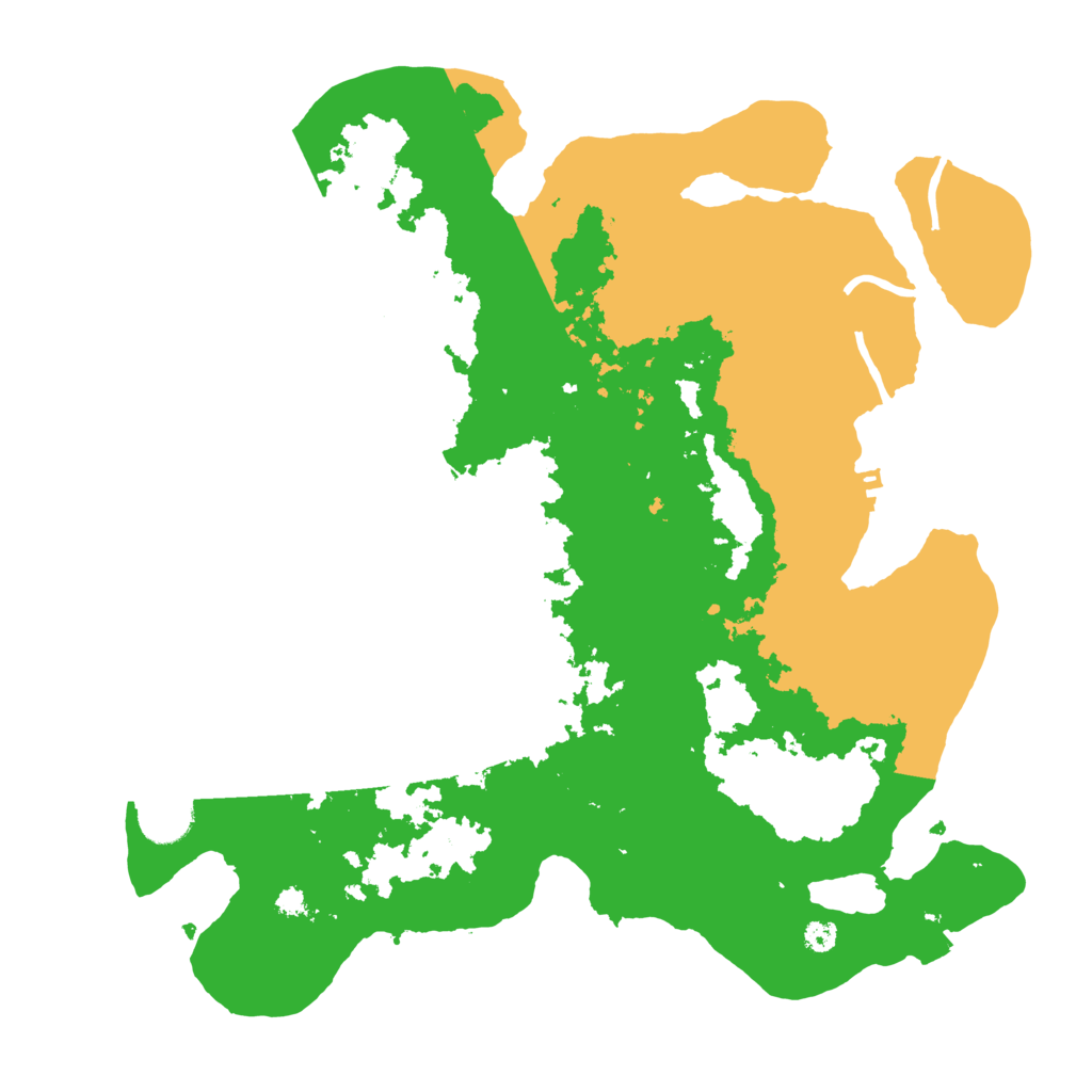 Biome Rust Map: Procedural Map, Size: 3500, Seed: 867837159