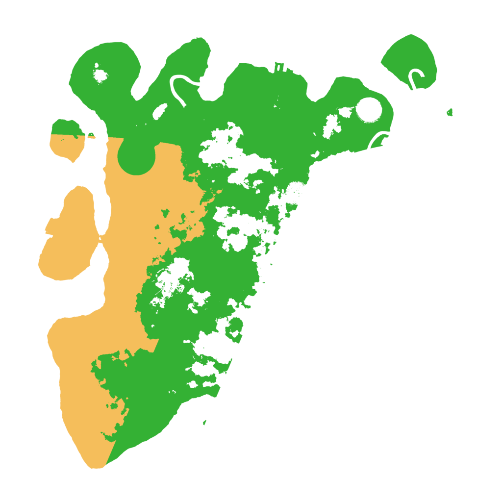 Biome Rust Map: Procedural Map, Size: 3500, Seed: 1454547425