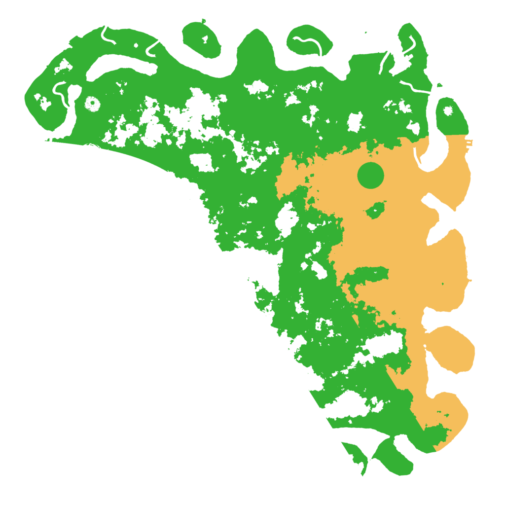 Biome Rust Map: Procedural Map, Size: 5000, Seed: 28041972