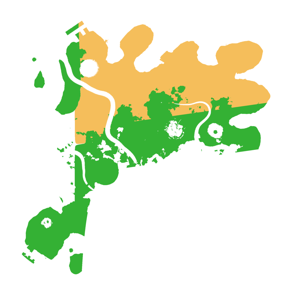 Biome Rust Map: Procedural Map, Size: 3000, Seed: 366343815