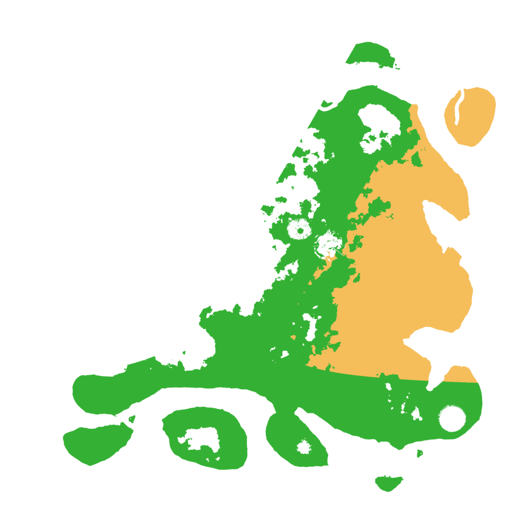 Biome Rust Map: Procedural Map, Size: 3500, Seed: 2015177858
