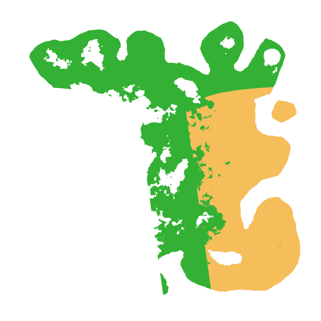 Biome Rust Map: Barren, Size: 3500, Seed: 585943