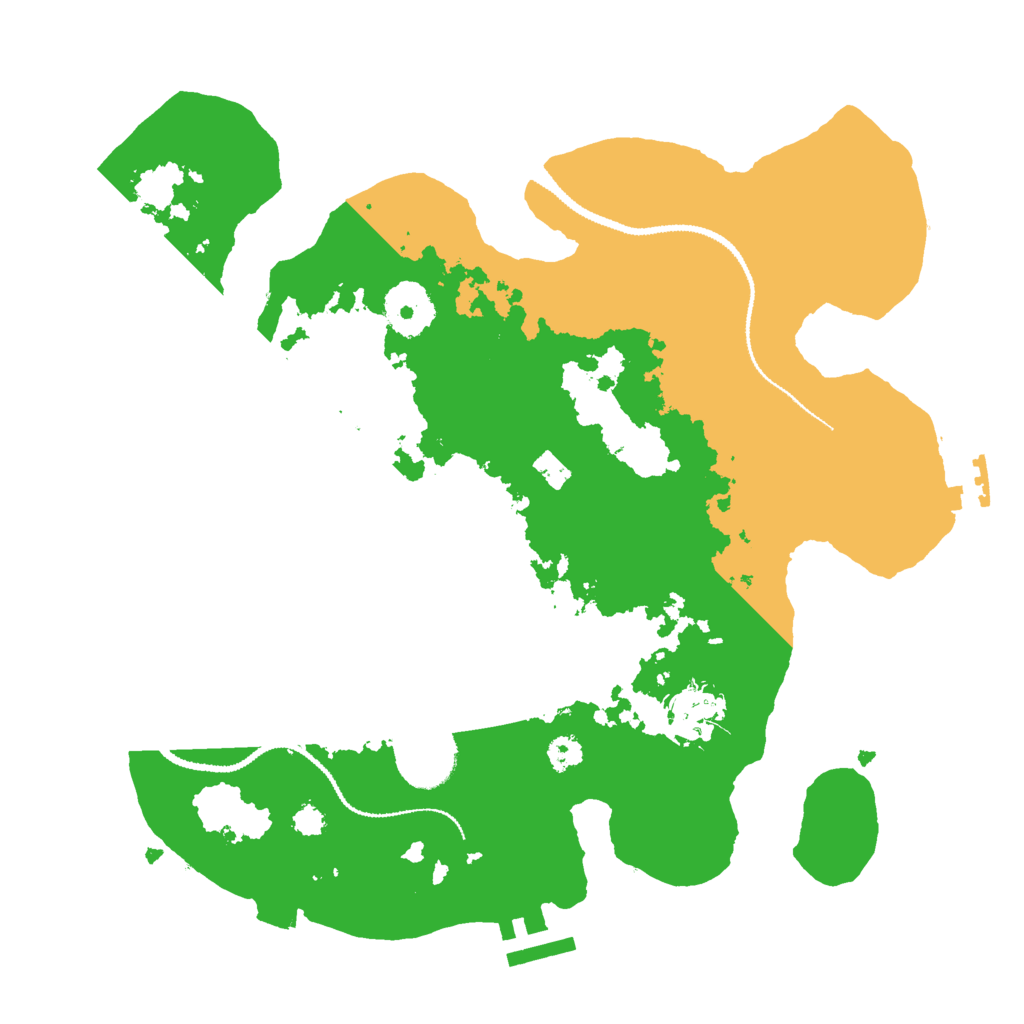 Biome Rust Map: Procedural Map, Size: 3000, Seed: 5631784
