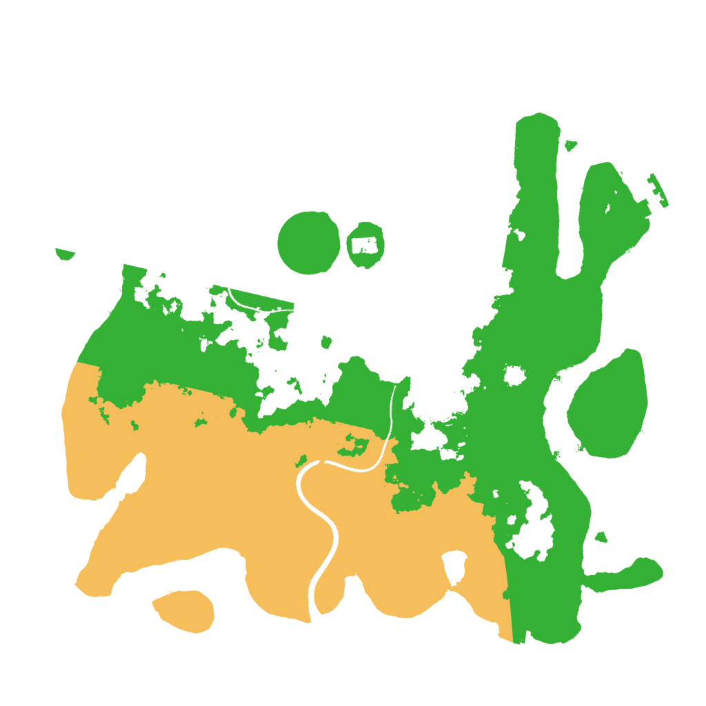 Biome Rust Map: Procedural Map, Size: 3000, Seed: 22889