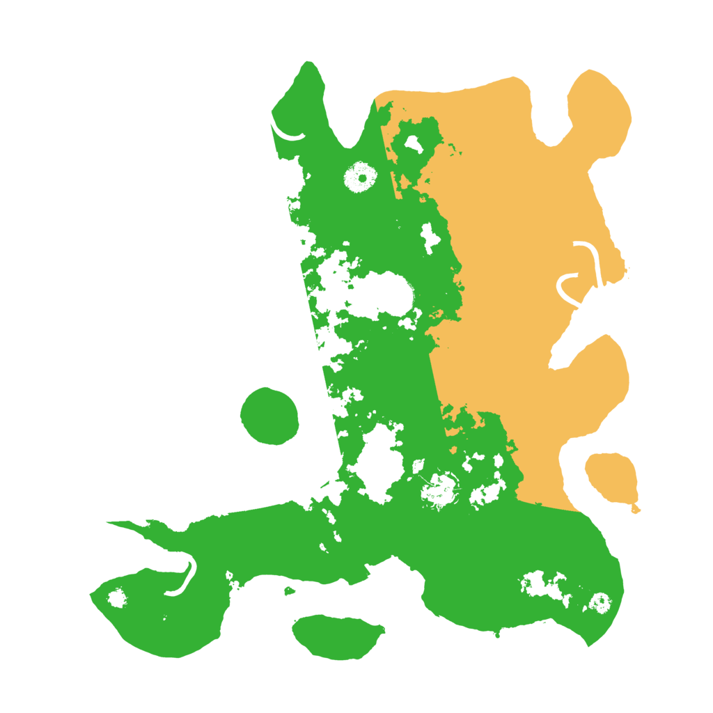 Biome Rust Map: Procedural Map, Size: 3500, Seed: 54896454