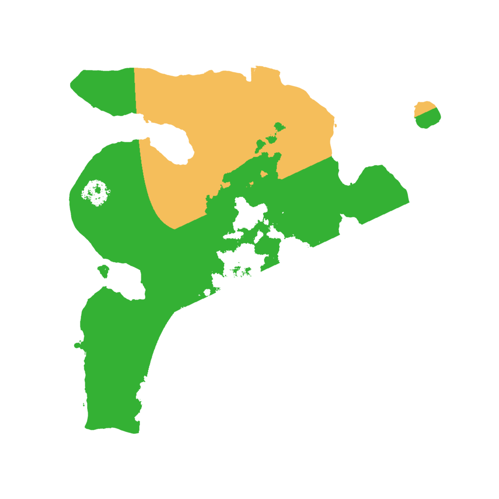 Biome Rust Map: Procedural Map, Size: 2000, Seed: 660460815