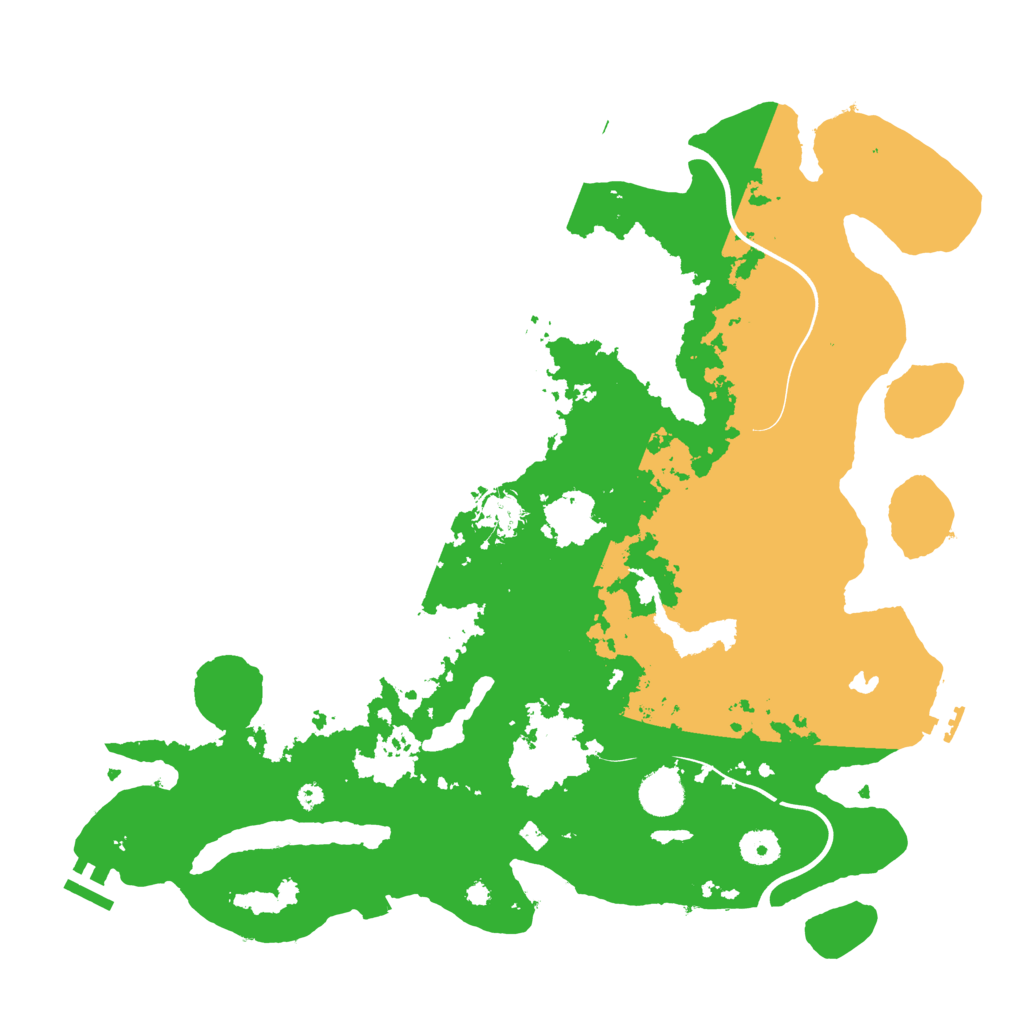 Biome Rust Map: Procedural Map, Size: 4000, Seed: 1109431
