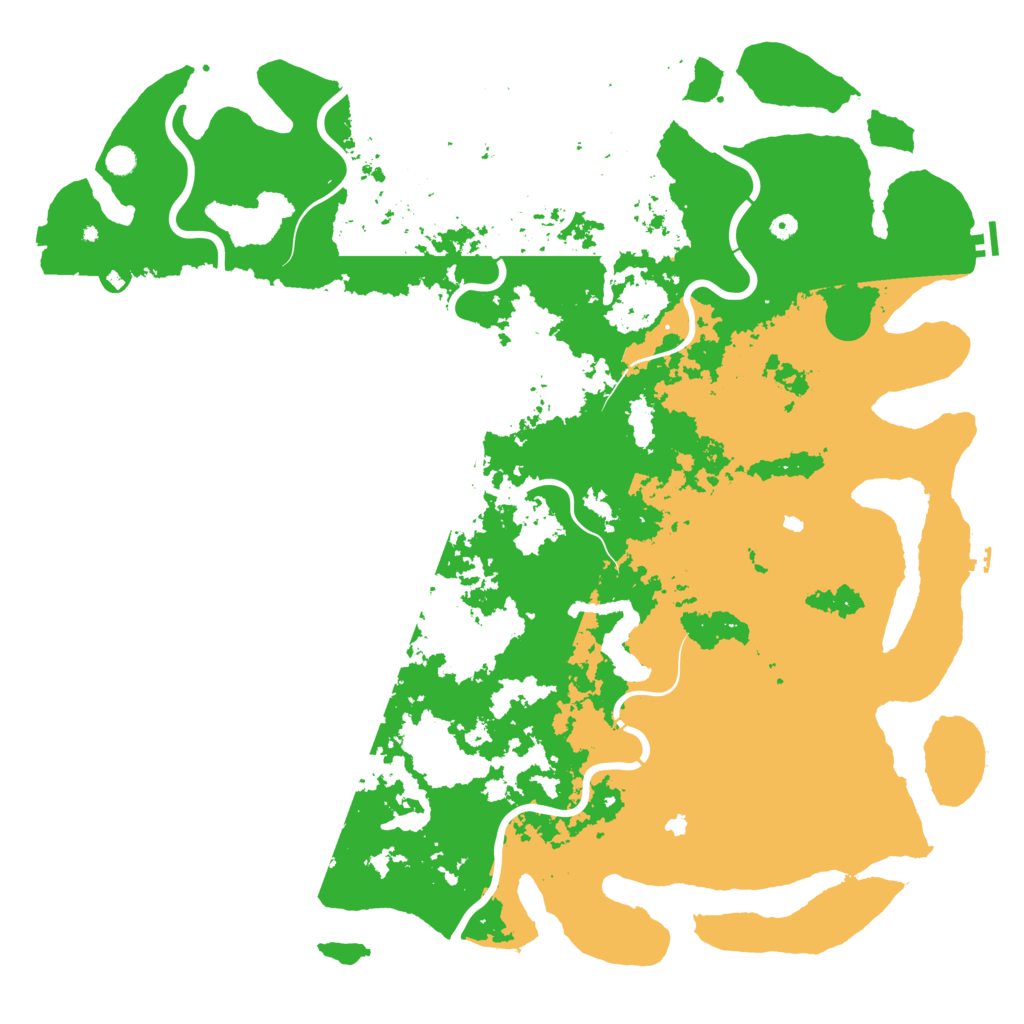 Biome Rust Map: Procedural Map, Size: 6000, Seed: 4362