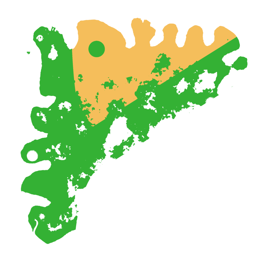 Biome Rust Map: Procedural Map, Size: 4300, Seed: 1997213879