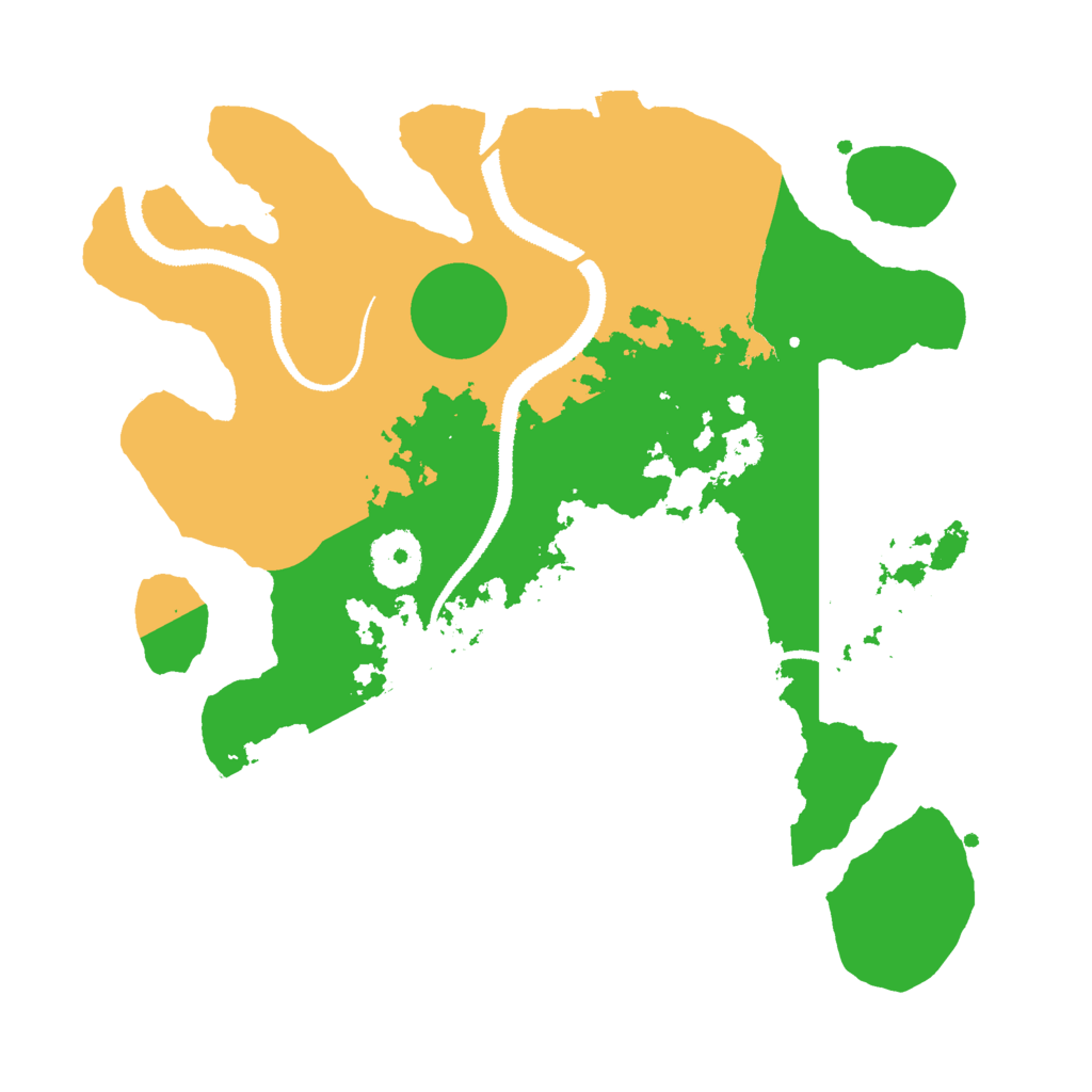 Biome Rust Map: Procedural Map, Size: 3000, Seed: 869303495
