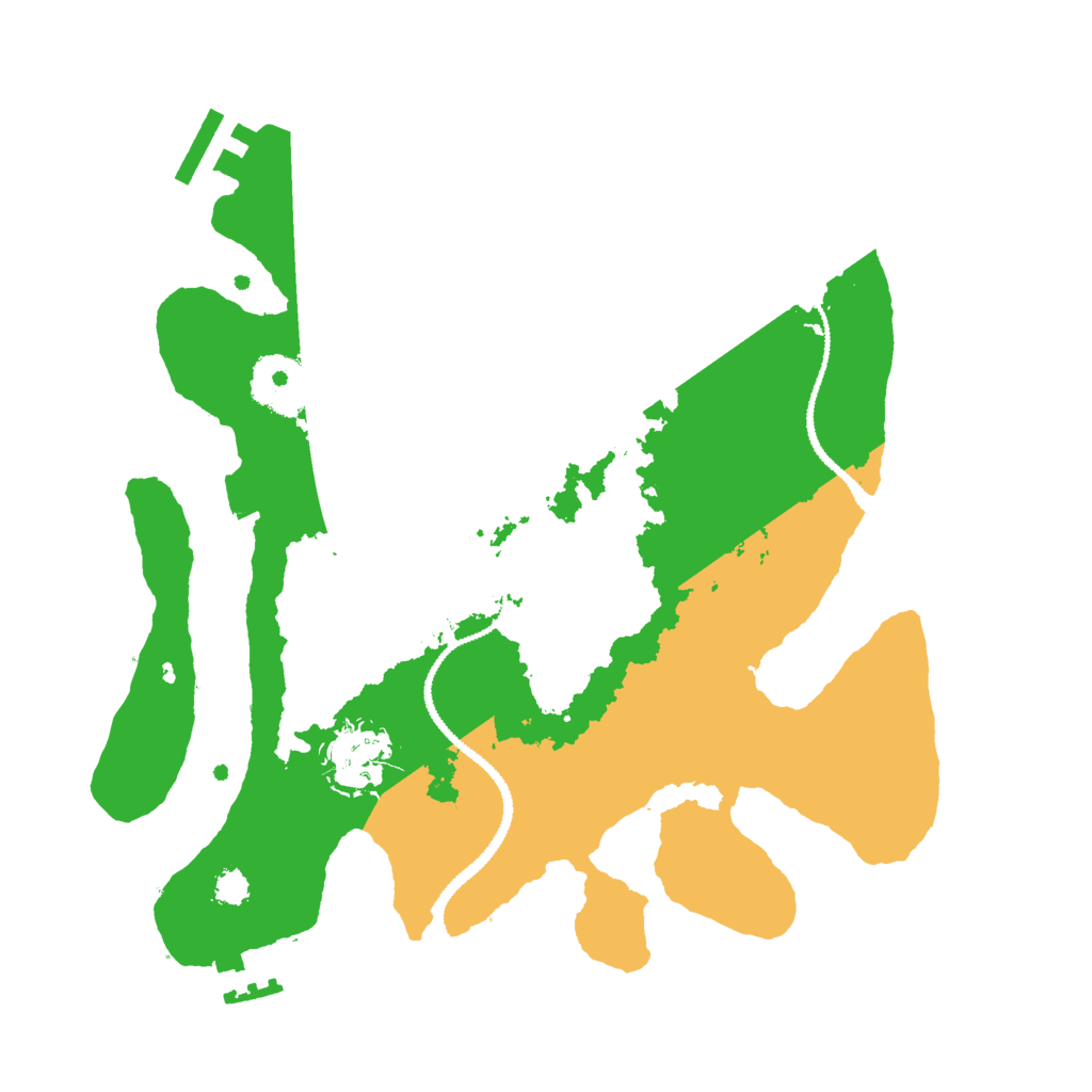 Biome Rust Map: Procedural Map, Size: 2800, Seed: 1381362217