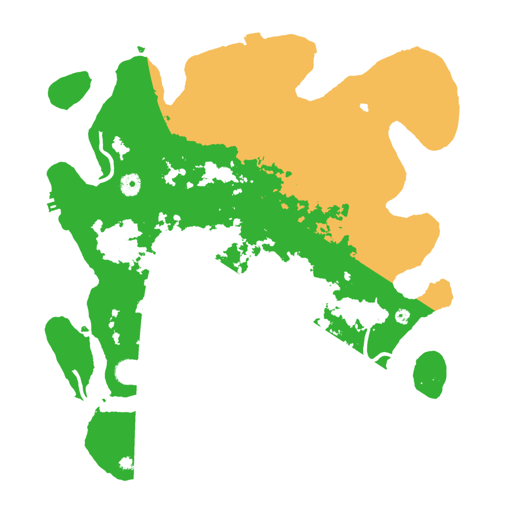 Biome Rust Map: Procedural Map, Size: 3500, Seed: 326217432