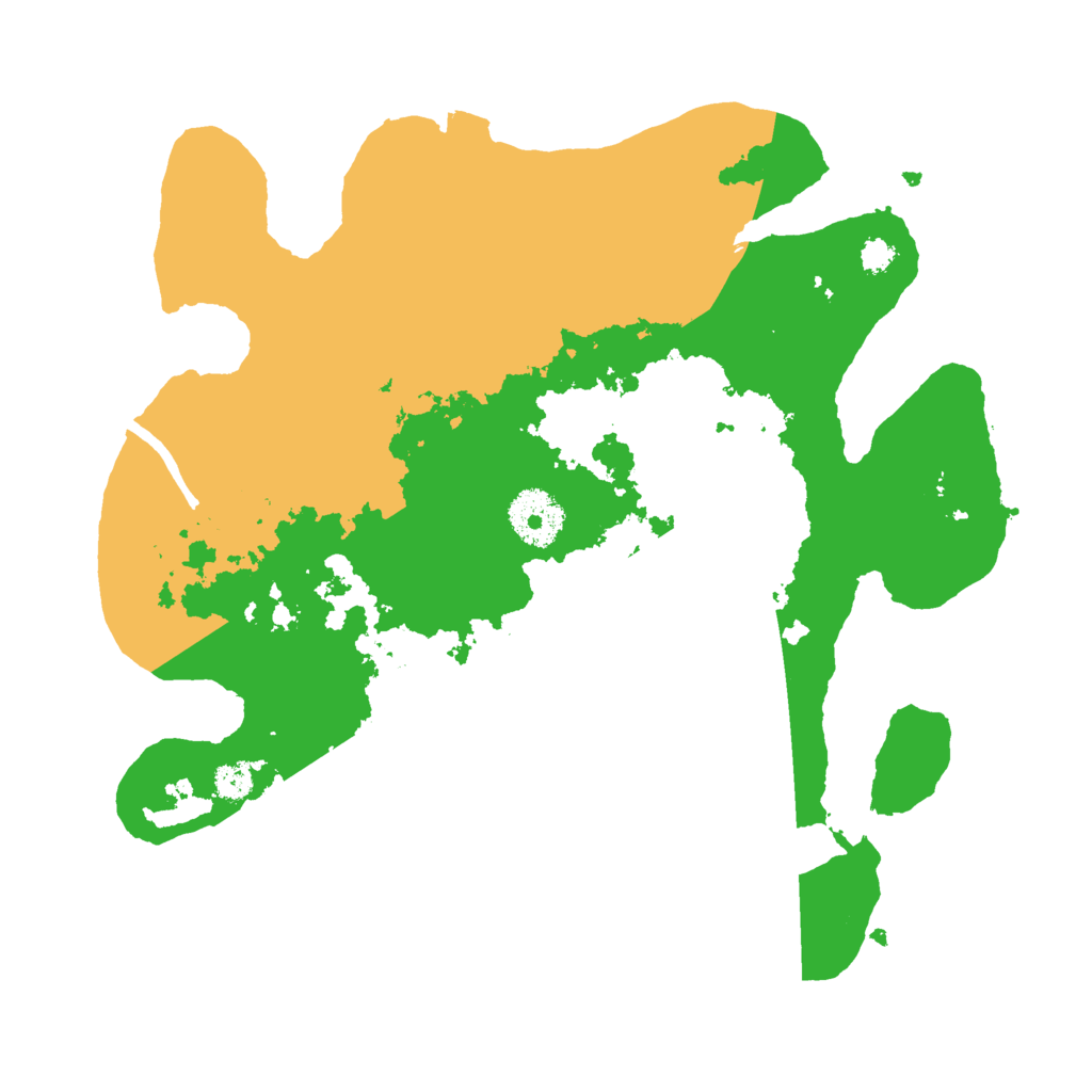 Biome Rust Map: Procedural Map, Size: 3000, Seed: 25042