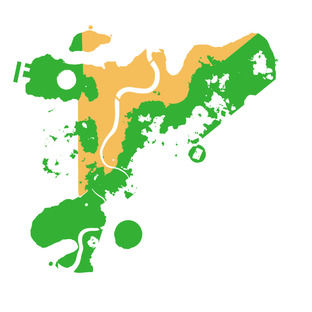 Biome Rust Map: Procedural Map, Size: 3000, Seed: 457869068