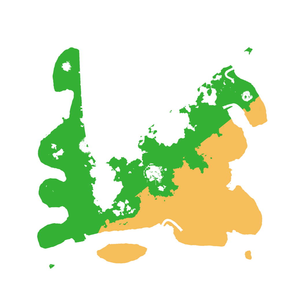 Biome Rust Map: Procedural Map, Size: 3000, Seed: 67742477