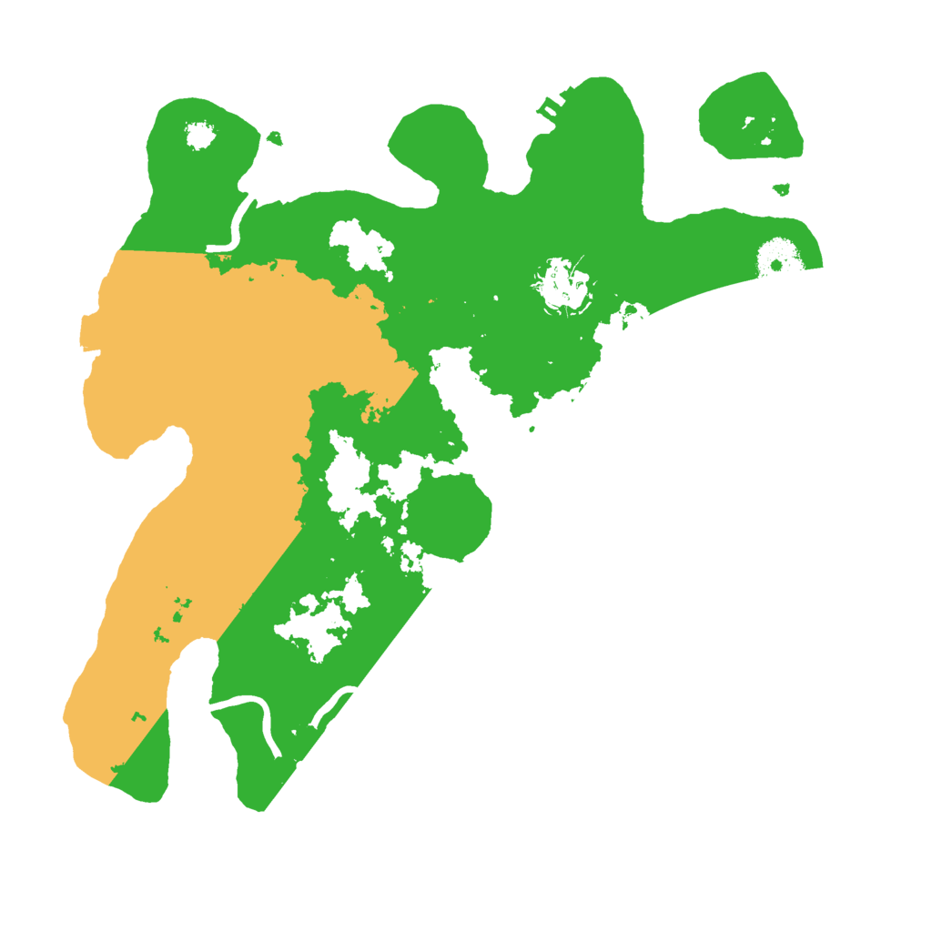 Biome Rust Map: Procedural Map, Size: 3000, Seed: 18630