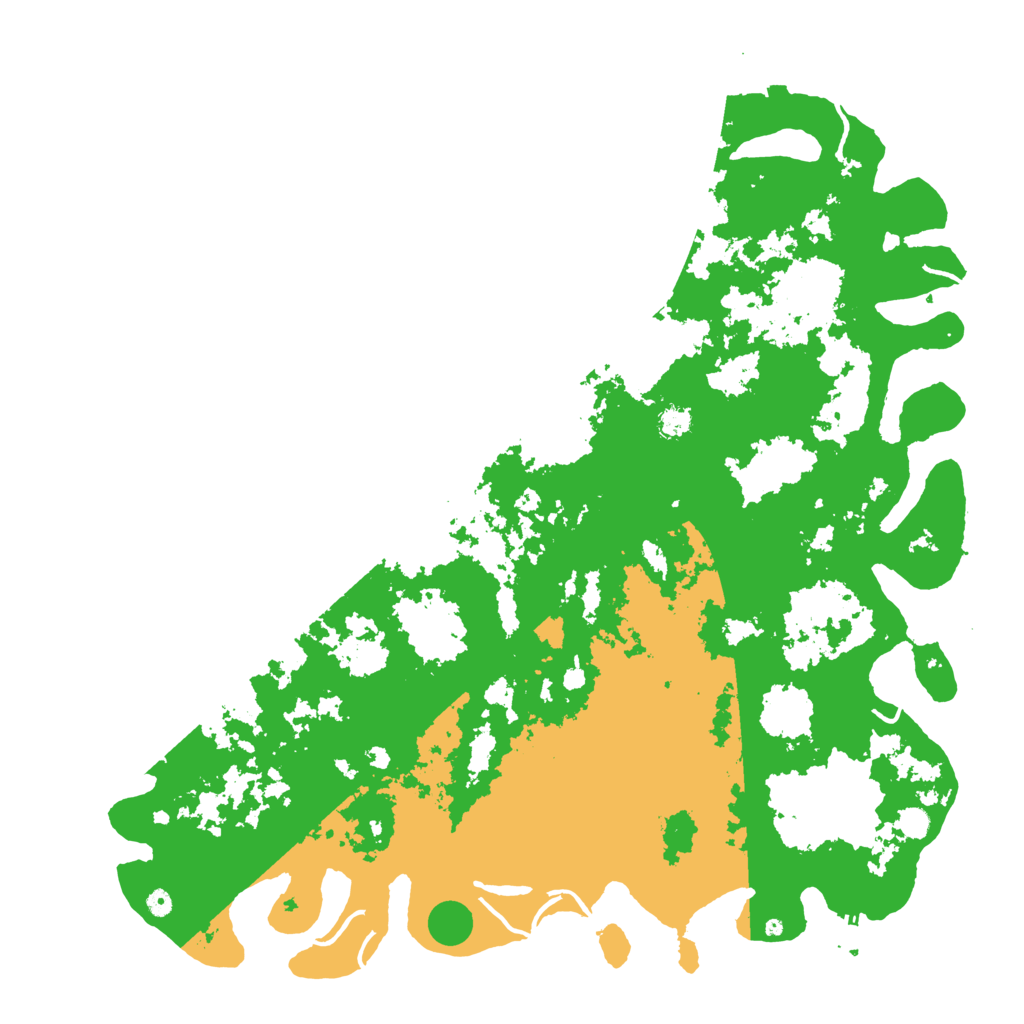 Biome Rust Map: Procedural Map, Size: 6000, Seed: 85387