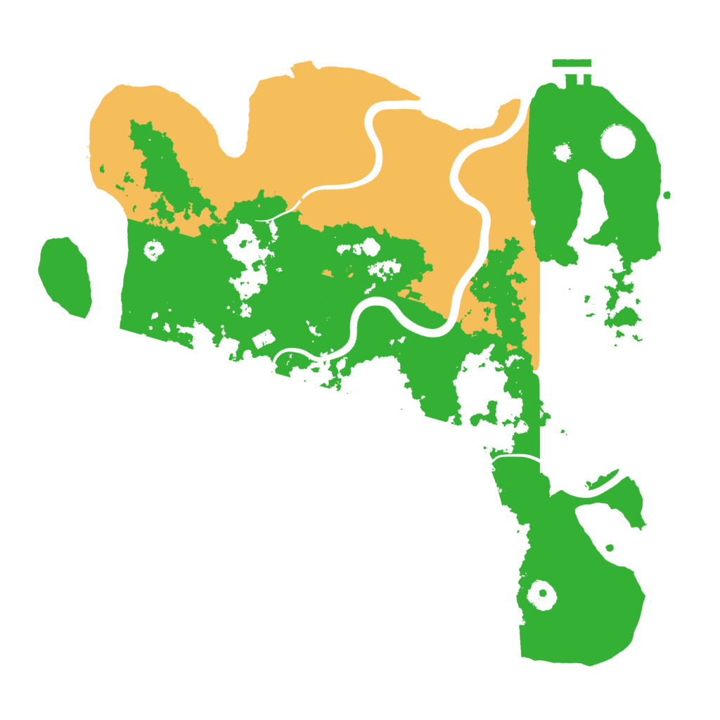 Biome Rust Map: Procedural Map, Size: 3747, Seed: 2147483647