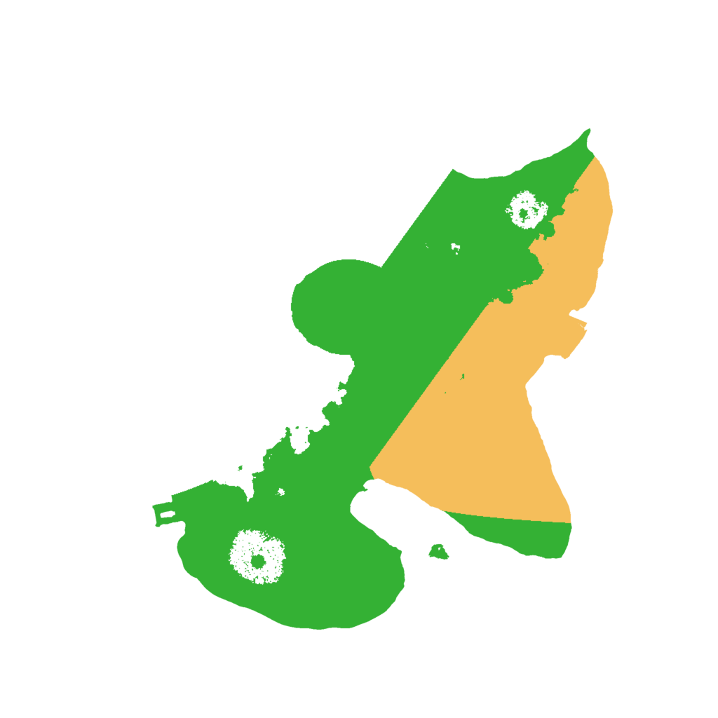 Biome Rust Map: Procedural Map, Size: 2000, Seed: 574194914