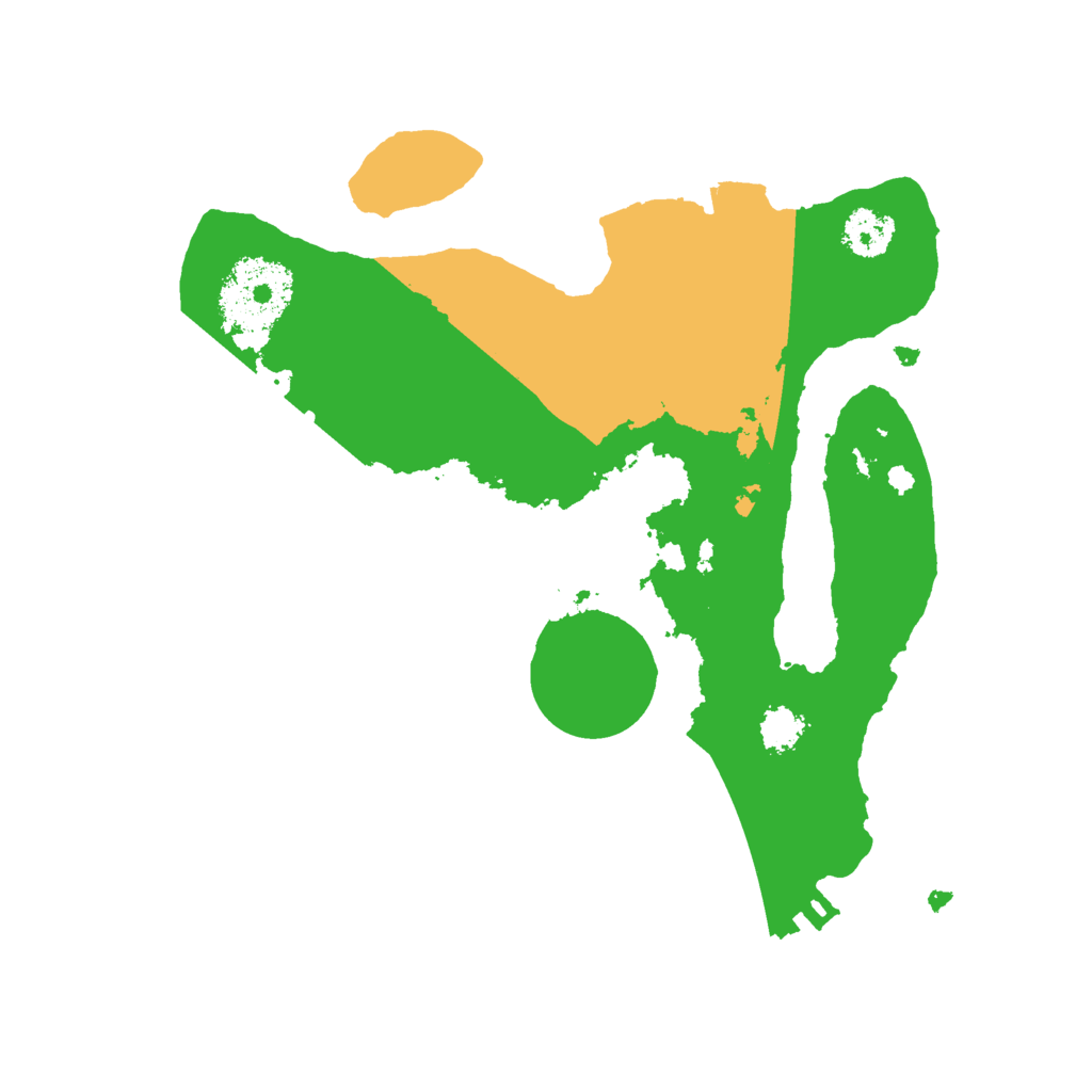 Biome Rust Map: Procedural Map, Size: 2300, Seed: 1540916961