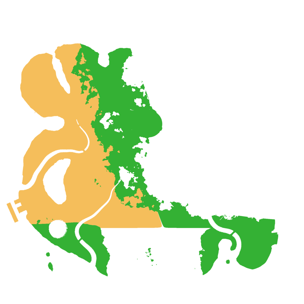 Biome Rust Map: Procedural Map, Size: 3000, Seed: 326094132