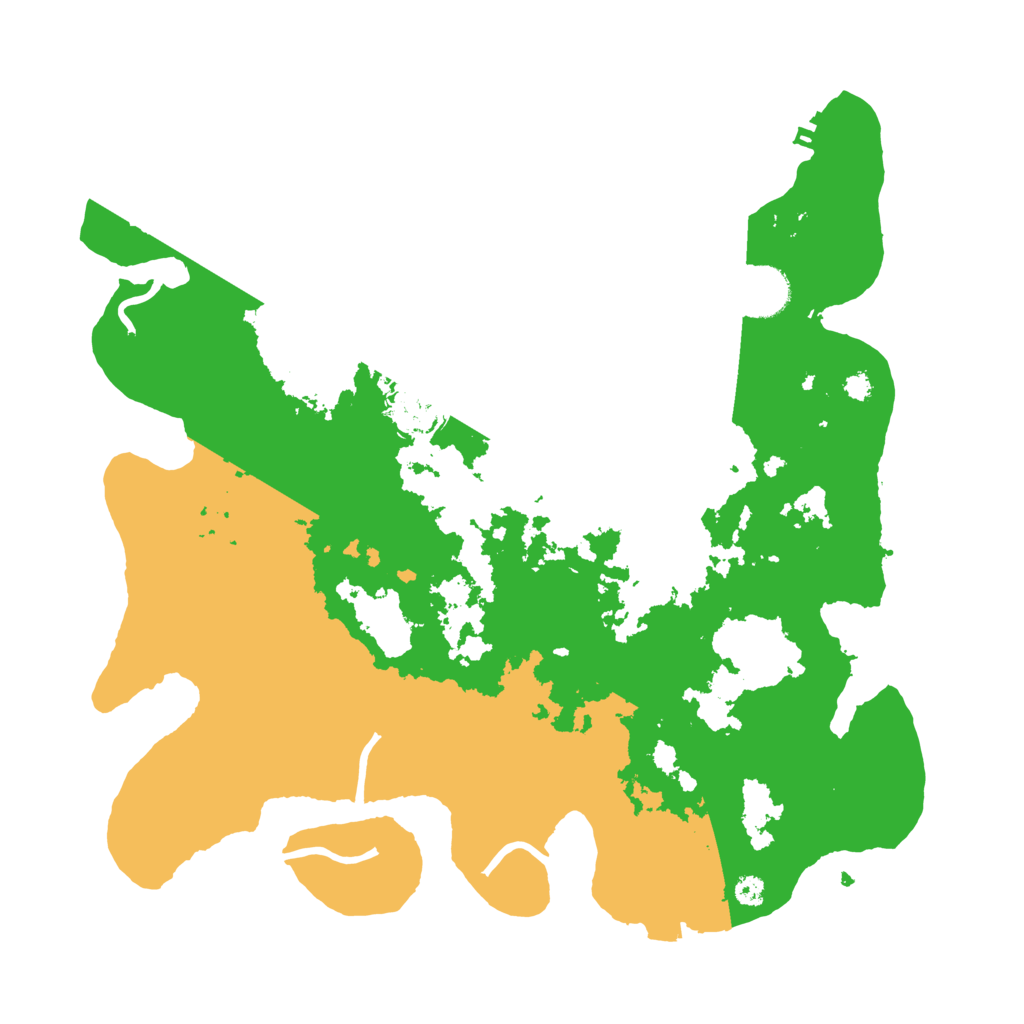 Biome Rust Map: Procedural Map, Size: 3500, Seed: 2147475473