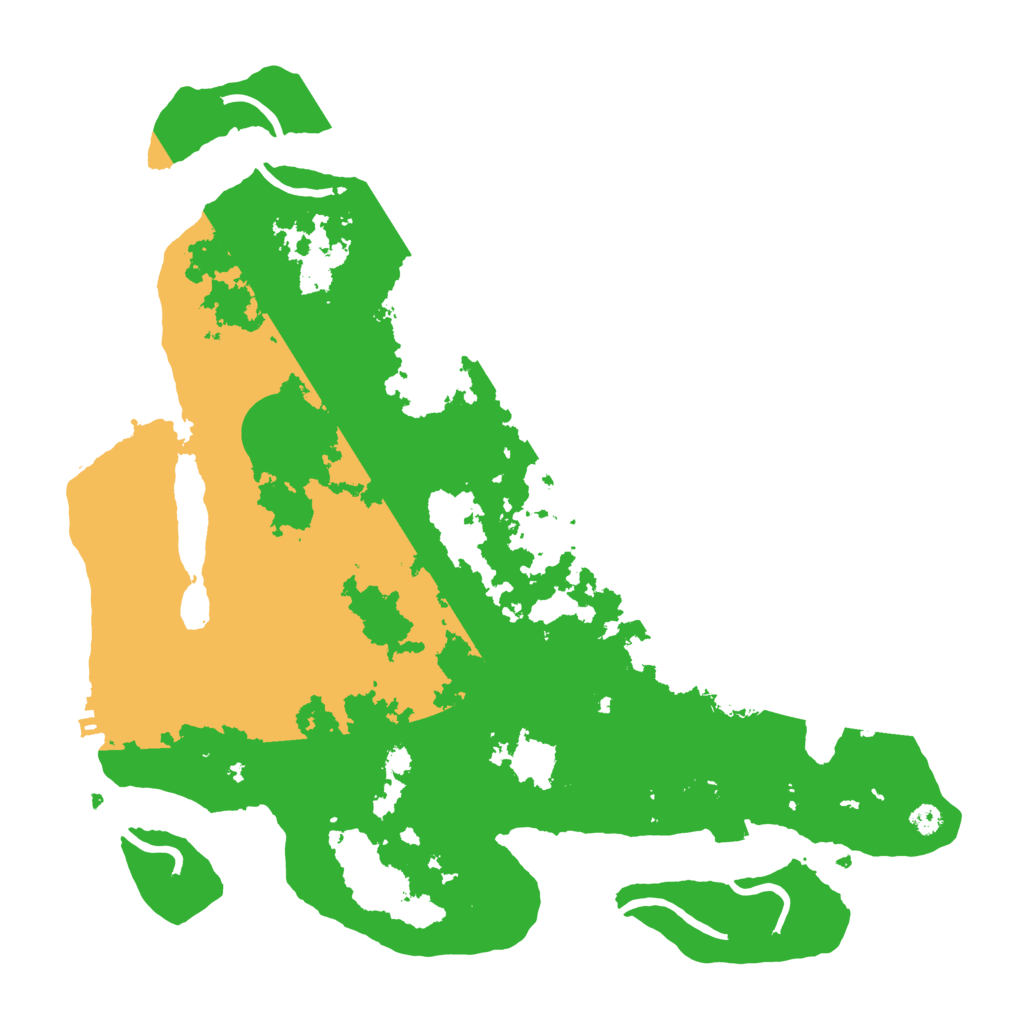 Biome Rust Map: Procedural Map, Size: 3500, Seed: 986898983