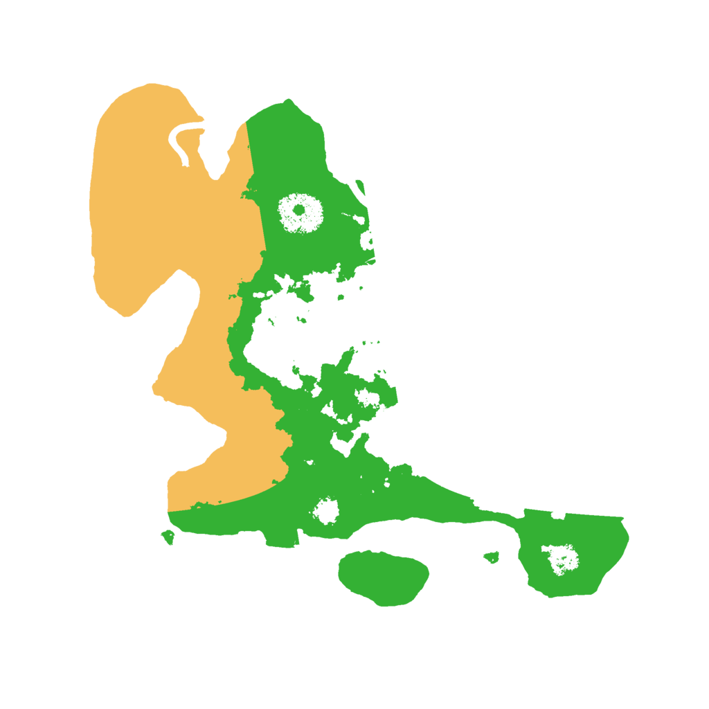 Biome Rust Map: Procedural Map, Size: 2500, Seed: 976855616