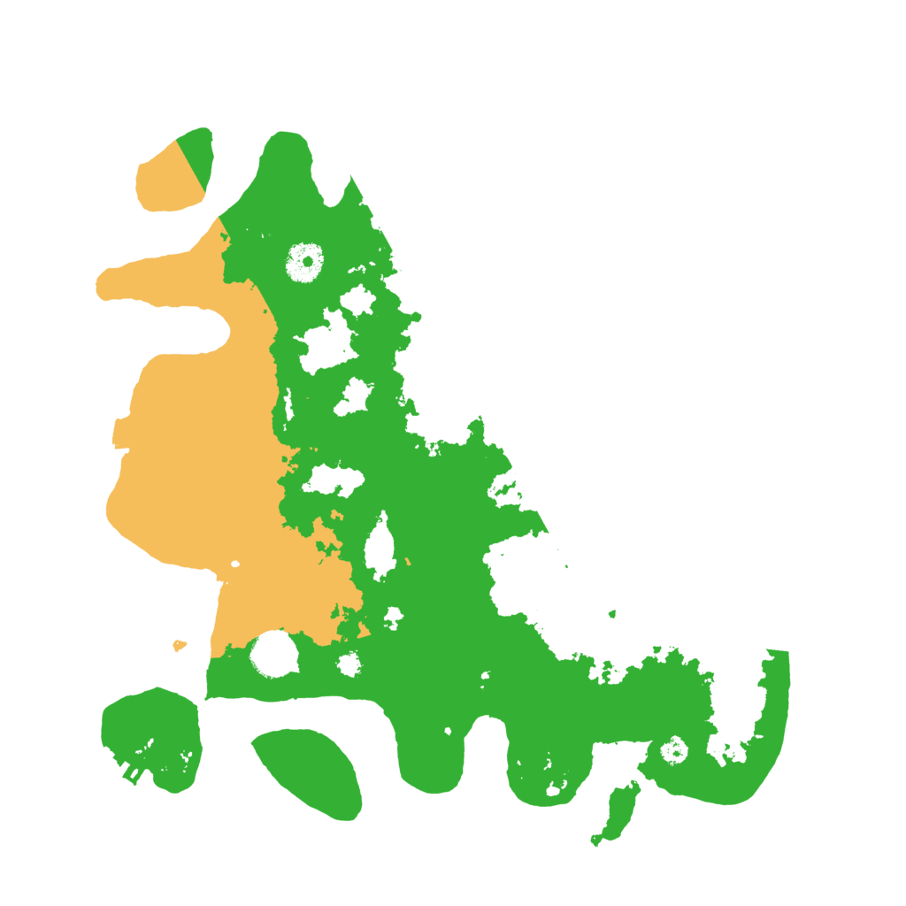 Biome Rust Map: Procedural Map, Size: 3500, Seed: 1645184
