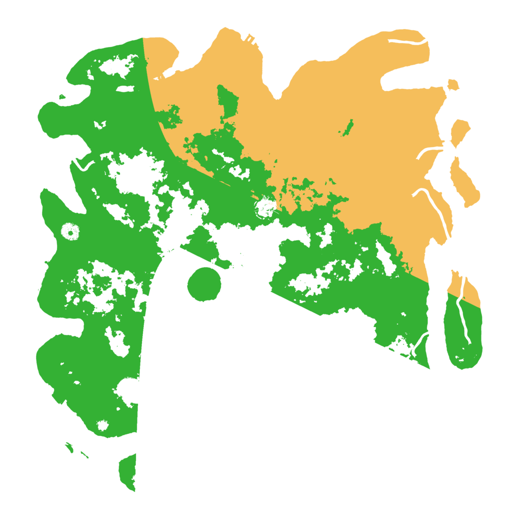 Biome Rust Map: Procedural Map, Size: 4300, Seed: 938774023