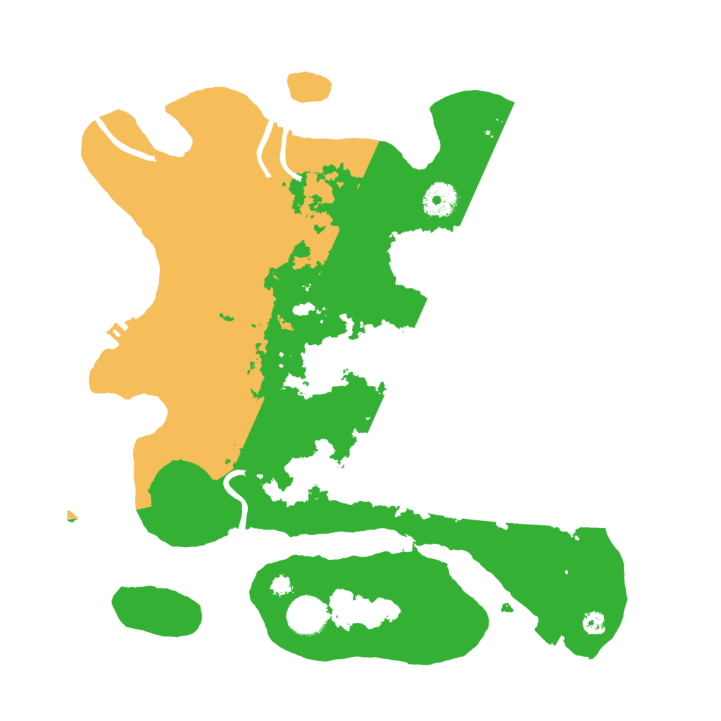 Biome Rust Map: Procedural Map, Size: 3200, Seed: 8729