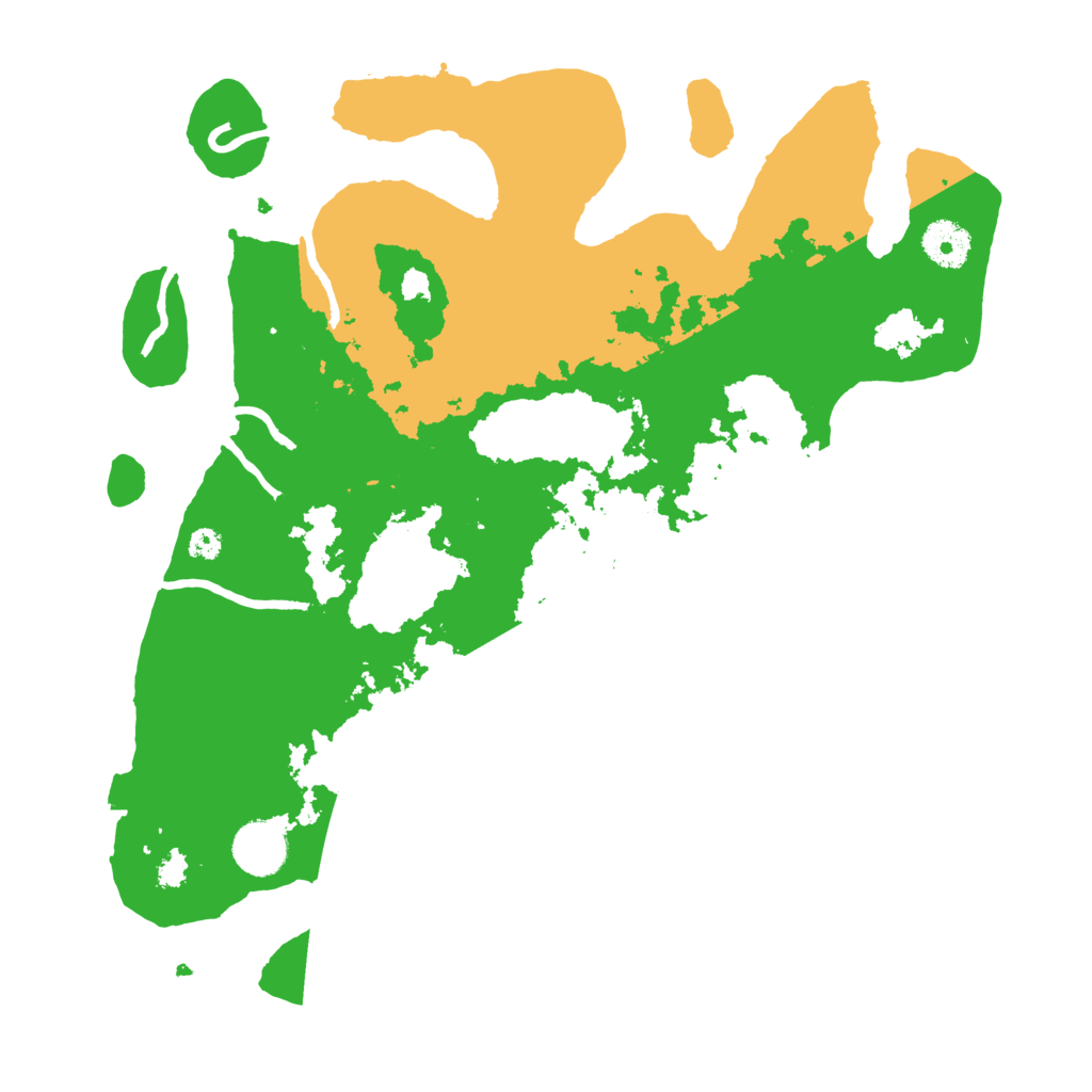 Biome Rust Map: Procedural Map, Size: 3500, Seed: 24950512