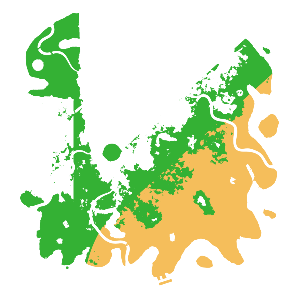 Biome Rust Map: Procedural Map, Size: 4500, Seed: 1739453052