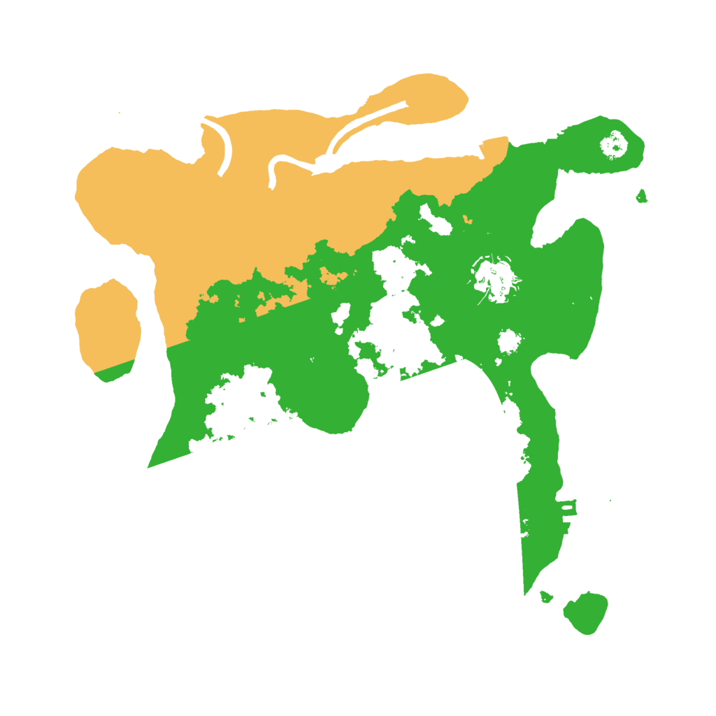 Biome Rust Map: Procedural Map, Size: 2800, Seed: 1561203319