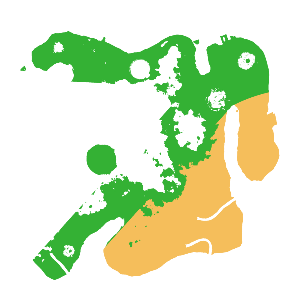 Biome Rust Map: Procedural Map, Size: 2700, Seed: 689290892