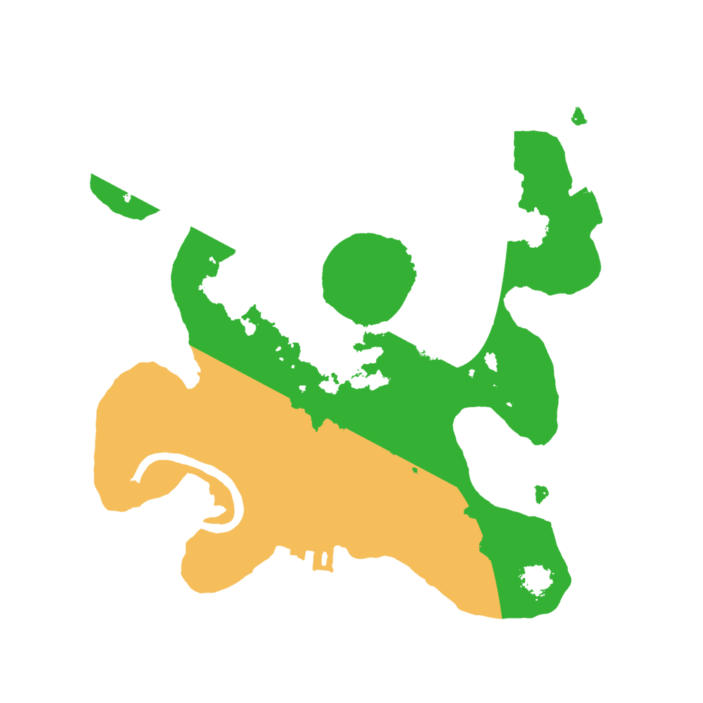 Biome Rust Map: Procedural Map, Size: 2100, Seed: 444