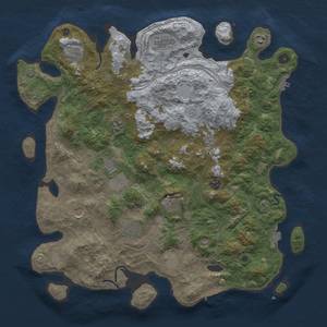 Thumbnail Rust Map: Procedural Map, Size: 4500, Seed: 587592333, 19 Monuments