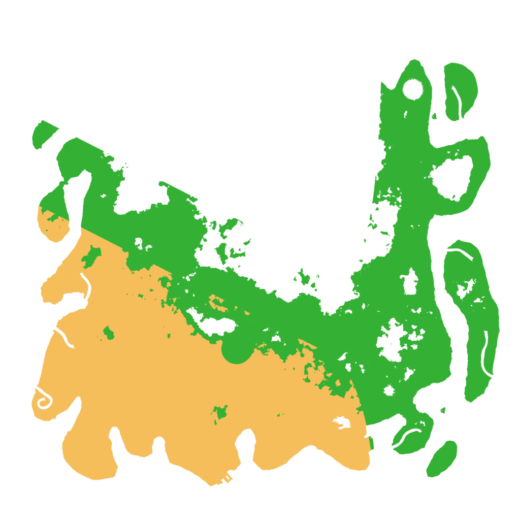 Biome Rust Map: Procedural Map, Size: 4500, Seed: 1168487734